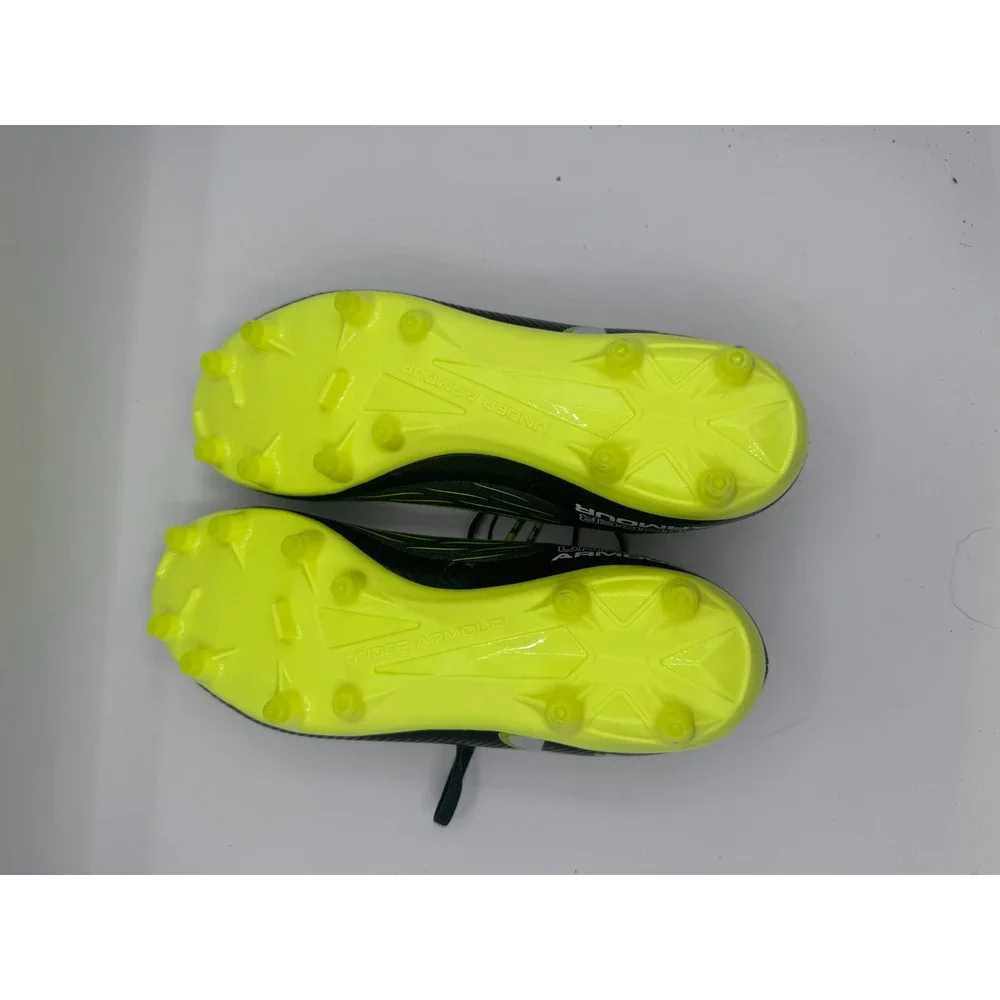 Under Armour Blur Select Low MC Football Cleats Men 8.5 Black Yellow 3027707-001